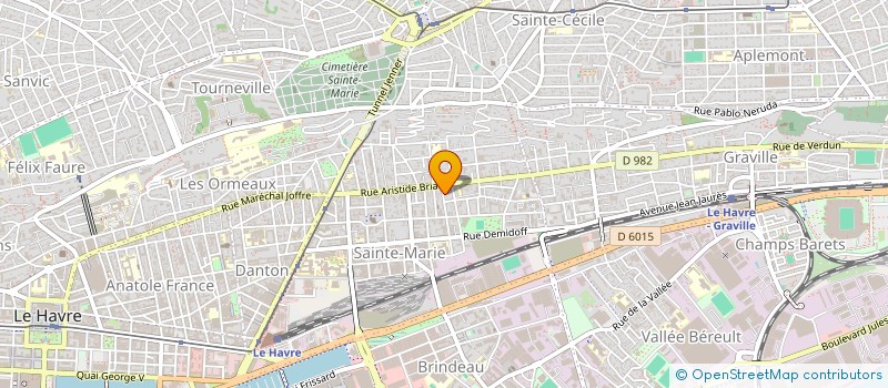 localisation de l'entreprise MONSIEUR DJIBI SENE à LE HAVRE