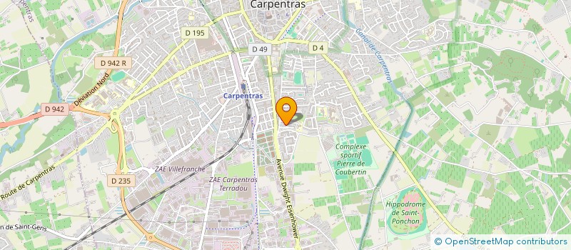 localisation de l'entreprise MONSIEUR DJIBRAYL LADJAL  CARPENTRAS