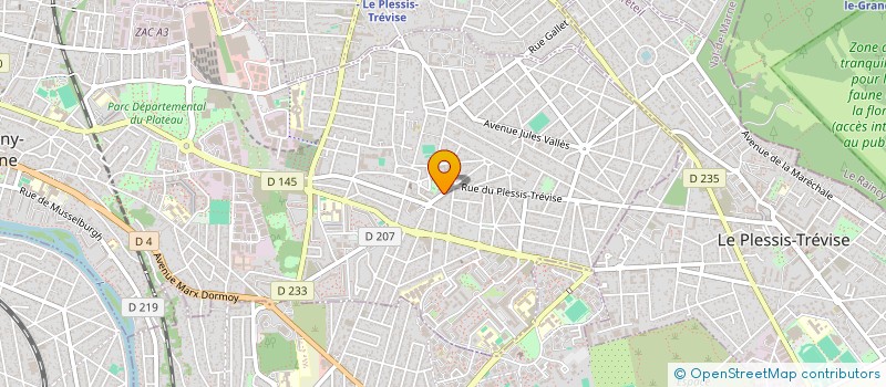 localisation de l'entreprise MONSIEUR DJIBRI FOFANA à CHAMPIGNY-SUR-MARNE