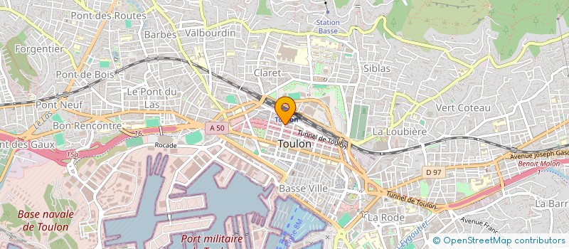 localisation de l'entreprise MONSIEUR DJIBRIL CAMARA  TOULON