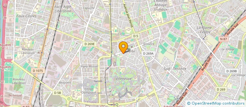 localisation de l'entreprise MONSIEUR DJIBRIL CAMARA  GRENOBLE