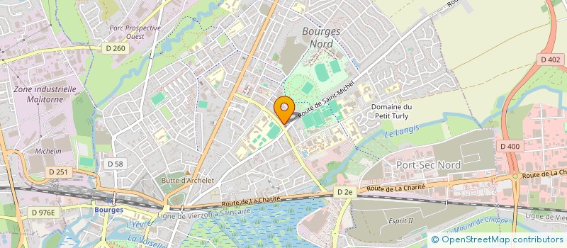 localisation de l'entreprise MONSIEUR DJIBRIL CONTE  BOURGES