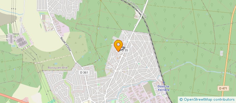 localisation de l'entreprise MONSIEUR DJIBRIL COULIBALY  OZOIR-LA-FERRIERE