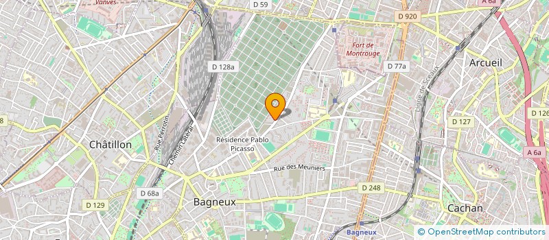 localisation de l'entreprise MONSIEUR DJIBRIL DEM à BAGNEUX