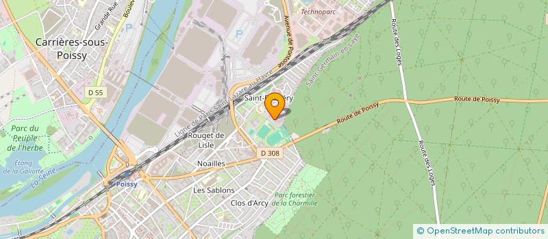 localisation de l'entreprise MONSIEUR DJIBRIL DIAKITE  POISSY