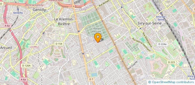 localisation de l'entreprise MONSIEUR DJIBRIL DIALLO  IVRY-SUR-SEINE