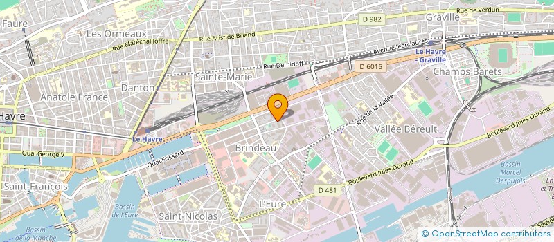 localisation de l'entreprise MONSIEUR DJIBRIL DIALLO  LE HAVRE