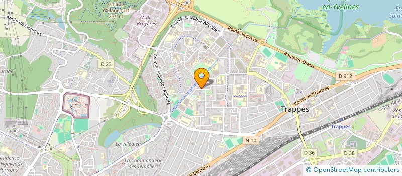 localisation de l'entreprise MONSIEUR DJIBRIL DIALLO  TRAPPES