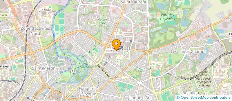 localisation de l'entreprise MONSIEUR DJIBRIL DIAWARA  RENNES