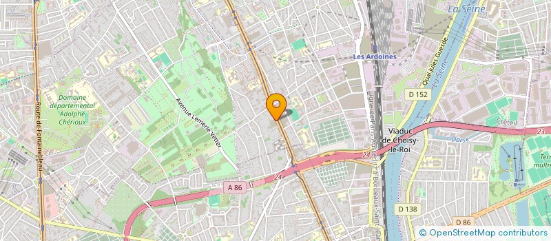 localisation de l'entreprise MONSIEUR DJIBRIL EL AMRI  VITRY-SUR-SEINE