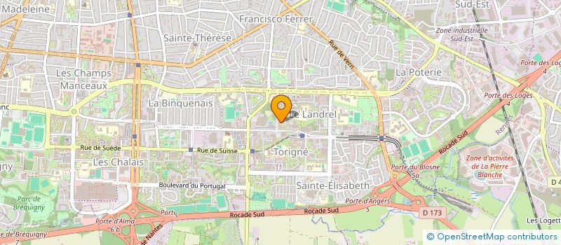 localisation de l'entreprise MONSIEUR DJIBRIL FALL à RENNES