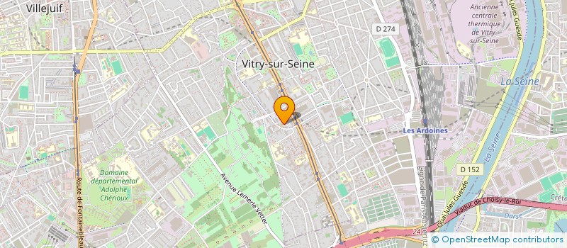 localisation de l'entreprise MONSIEUR DJIBRIL FOFANA à VITRY-SUR-SEINE
