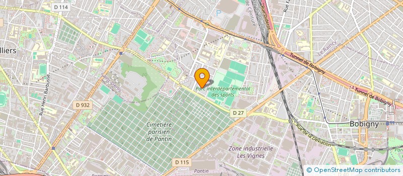 localisation de l'entreprise MONSIEUR DJIBRIL KENOUTE  BOBIGNY