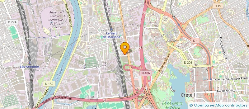 localisation de l'entreprise MONSIEUR DJIBRIL KONATE  CRETEIL