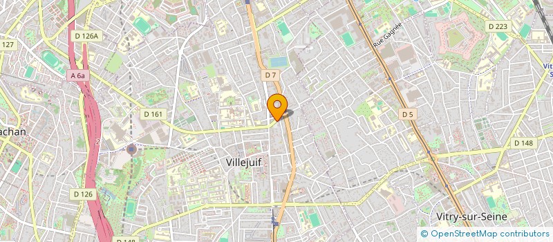 localisation de l'entreprise MONSIEUR DJIBRIL MAREGA  VILLEJUIF