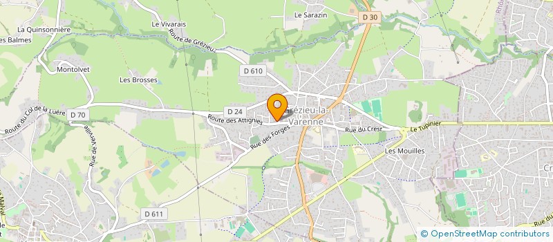 localisation de l'entreprise MONSIEUR DJIBRIL MARRI  GREZIEU-LA-VARENNE