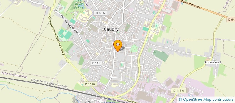 localisation de l'entreprise MONSIEUR DJIBRIL MEDDAHI  CAUDRY