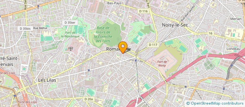 localisation de l'entreprise MONSIEUR DJIBRIL MOHAMED TITO à ROMAINVILLE