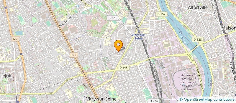 localisation de l'entreprise MONSIEUR DJIBRIL NGOM  VITRY-SUR-SEINE