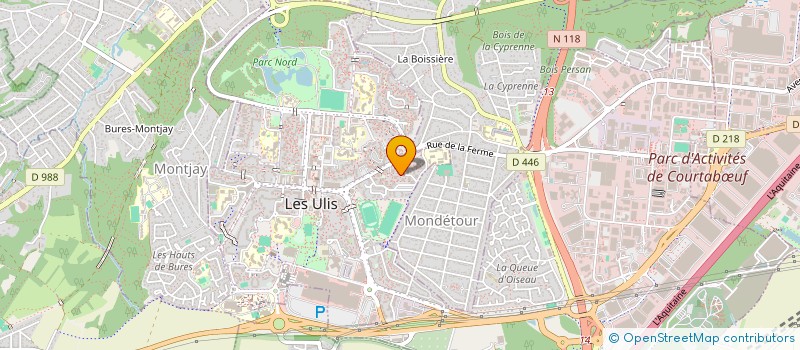 localisation de l'entreprise MONSIEUR DJIBRIL NIAKATE  LES ULIS