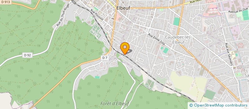 localisation de l'entreprise MONSIEUR DJIBRIL SALL  CAUDEBEC-LES-ELBEUF