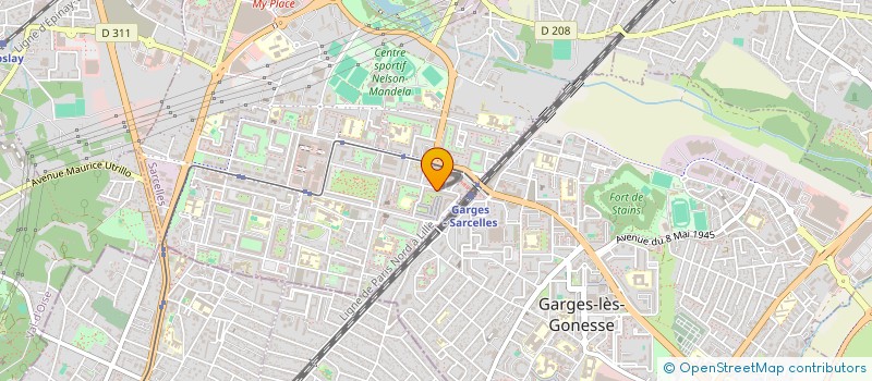 localisation de l'entreprise MONSIEUR DJIBRIL SELLOU à SARCELLES