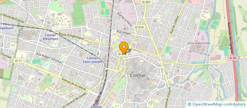 localisation de l'entreprise MONSIEUR DJIBRIL SOUMARE  COLMAR