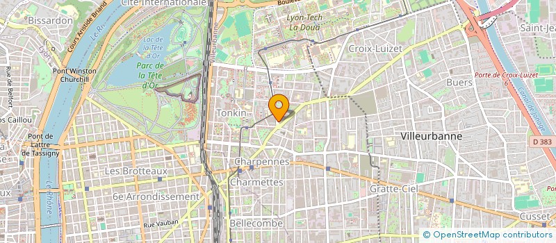 localisation de l'entreprise MONSIEUR DJIBRIL TAHRAOUI  VILLEURBANNE