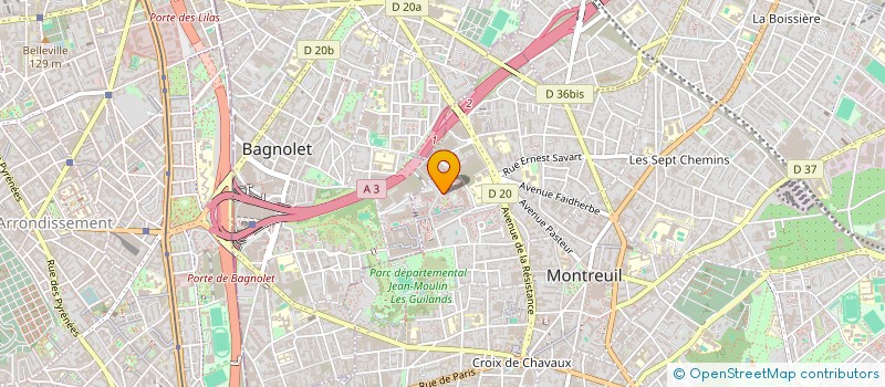localisation de l'entreprise MONSIEUR DJIBRIL TOURE à MONTREUIL