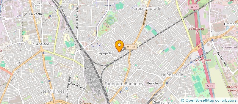localisation de l'entreprise MONSIEUR DJIBRIL TOURE  TOULOUSE