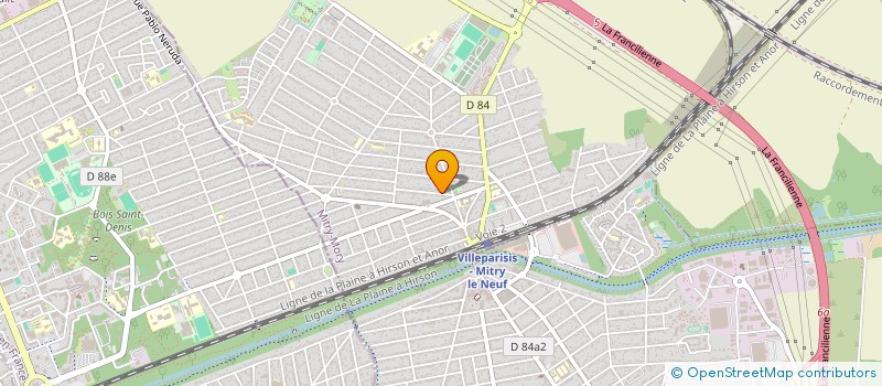 localisation de l'entreprise MONSIEUR DJIBRIL ZAIR  MITRY-MORY