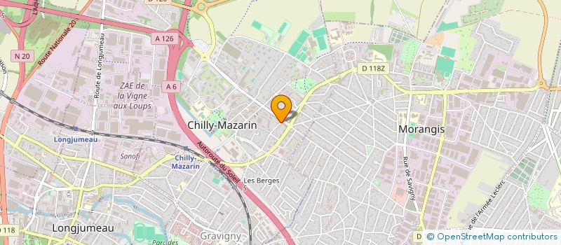 localisation de l'entreprise MONSIEUR DJIBRILOU DIARRASSOUBA à CHILLY-MAZARIN