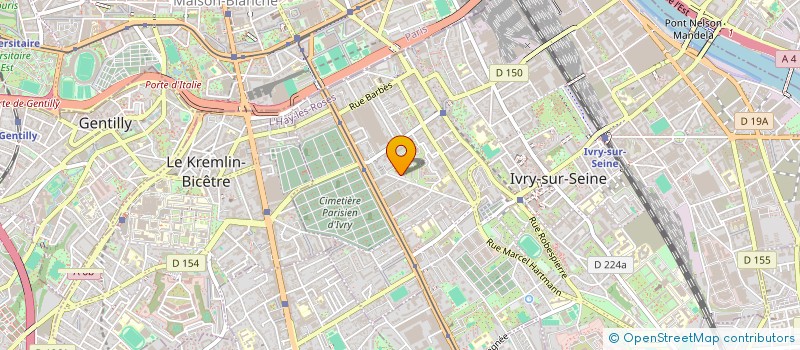 localisation de l'entreprise MONSIEUR DJIBY DABO  IVRY-SUR-SEINE