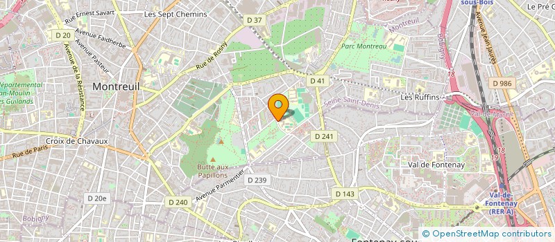 localisation de l'entreprise MONSIEUR DJIBY FEDIOR à MONTREUIL