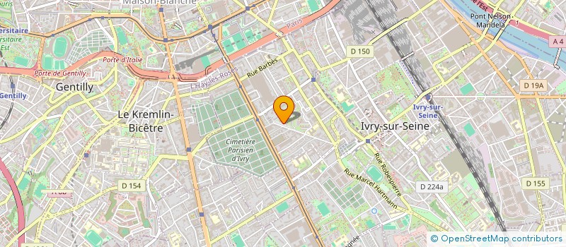 localisation de l'entreprise MONSIEUR DJIBY GUEYE  IVRY-SUR-SEINE