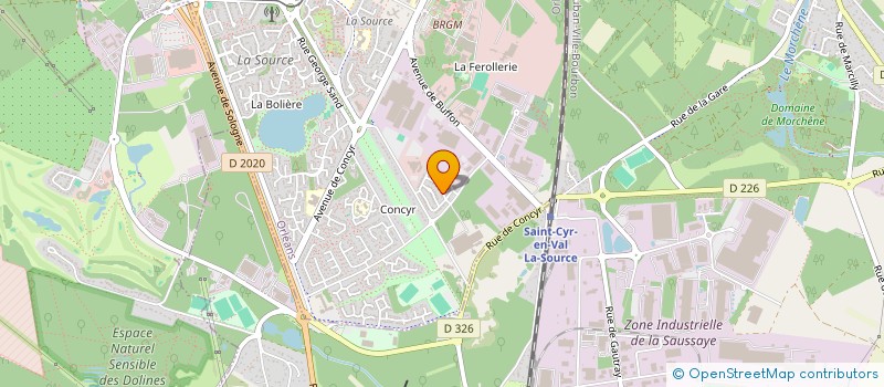 localisation de l'entreprise MONSIEUR DJIBY KANE  ORLEANS