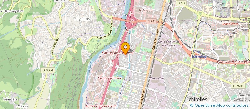 localisation de l'entreprise MONSIEUR DJIBY KEITA à ECHIROLLES