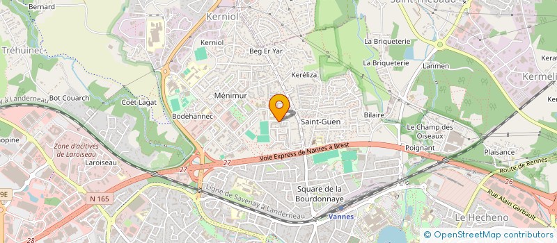 localisation de l'entreprise MONSIEUR DJIBY THIOR à VANNES