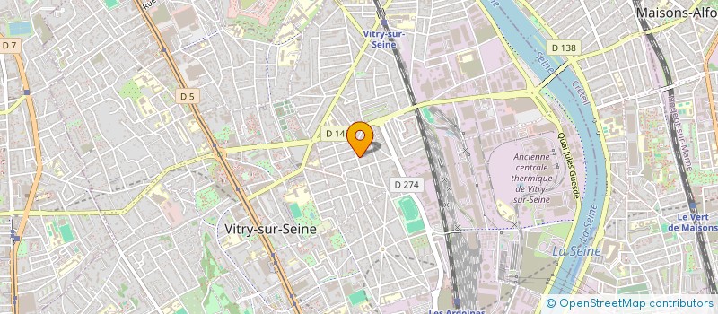 localisation de l'entreprise MONSIEUR DJIBYRIROU N'DIAYE  VITRY-SUR-SEINE