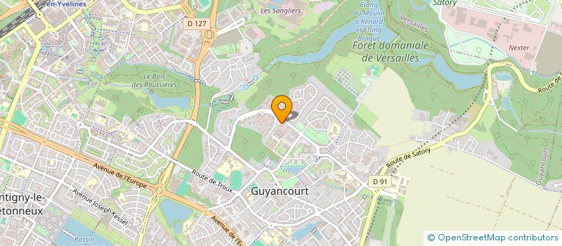 localisation de l'entreprise MONSIEUR DJIDJE SERGE PHILIPP DEGRI  GUYANCOURT