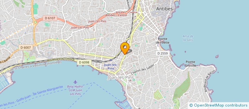 localisation de l'entreprise MONSIEUR DJIGUI CAMARA à ANTIBES
