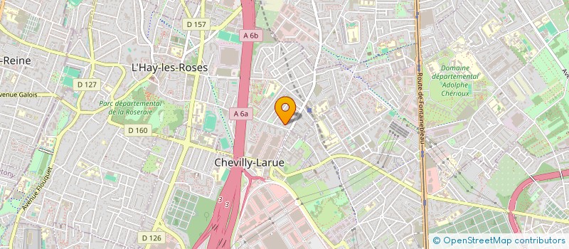 localisation de l'entreprise MONSIEUR DJIGUIBA KADIAKE  L'HAY-LES-ROSES