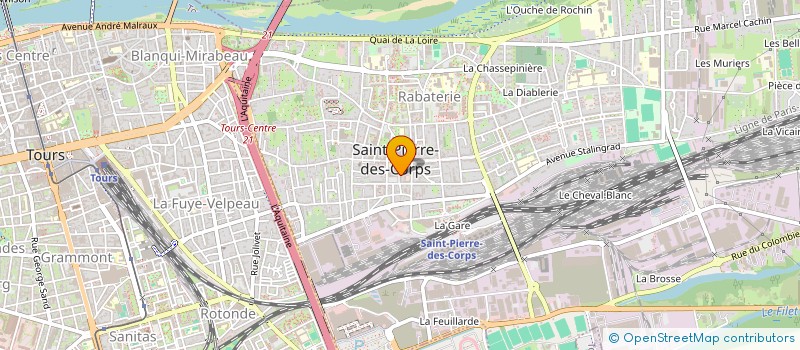 localisation de l'entreprise MONSIEUR DJIHAD SOUFI  SAINT-PIERRE-DES-CORPS