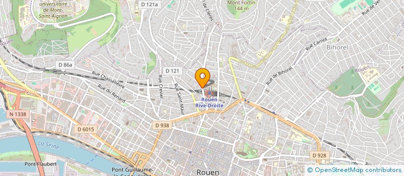 localisation de l'entreprise MONSIEUR DJIHENE MILOUD  ROUEN