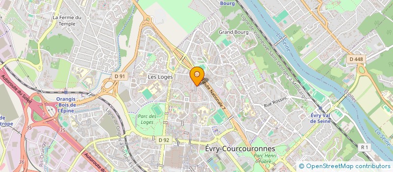 localisation de l'entreprise MONSIEUR DJILALI BELFEGROUNE à EVRY-COURCOURONNES