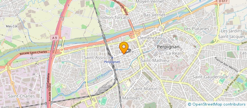 localisation de l'entreprise MONSIEUR DJILALI BENADJAIMIA  PERPIGNAN