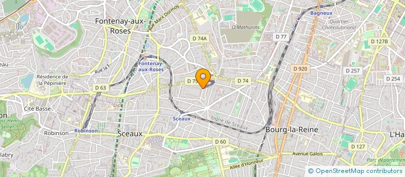 localisation de l'entreprise MONSIEUR DJILALI BENAMER à SCEAUX