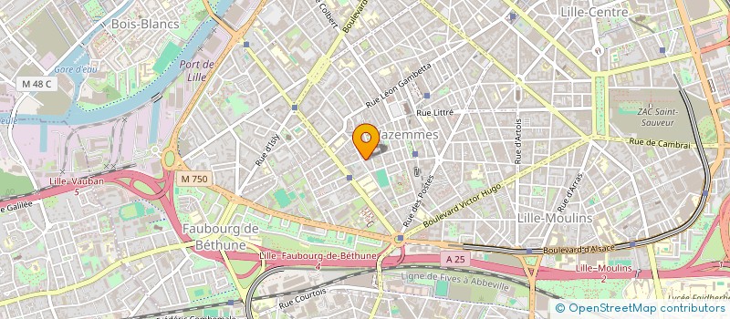 localisation de l'entreprise MONSIEUR DJILALI BENCHAMMA à LILLE