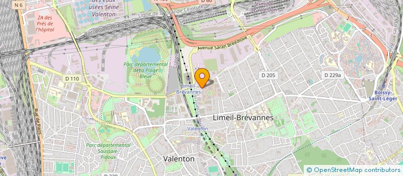 localisation de l'entreprise MONSIEUR DJILALI BENDJELLOUL  LIMEIL-BREVANNES