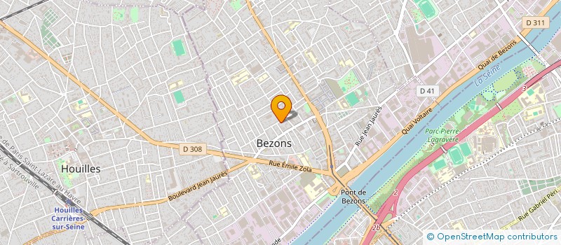 localisation de l'entreprise MONSIEUR DJILALI BERKANE à BEZONS